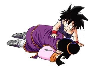 😷 Gohan Dragon Ball Gohan, Dragon Ball, anime, cartoni animati, famiglia, bambino telegram sticker