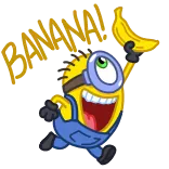 Minions telegram emojis 🍌