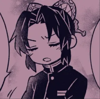 😡 Shinobu Kocho Demon Slayer Аниме, Клинок, рассекающий демонов, Шинобу Кочо, Манга, Чиби telegram sticker