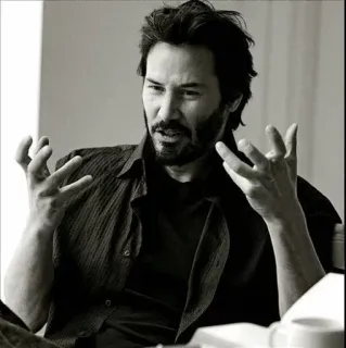 🤷‍♂ Keanu Reeves Keanu Reeves, Schauspieler, Promi, Porträt telegram sticker