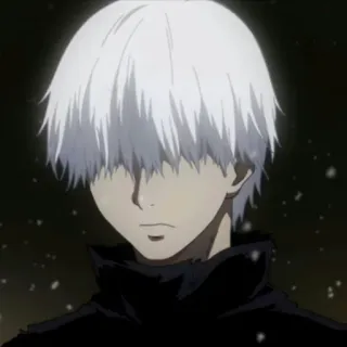 💉 Ken Kaneki Tokyo Ghoul 애니메이션, 도쿄 구울, 카네키 켄, 구울, 흰 머리, 애니메이션 캐릭터, 만화 telegram sticker