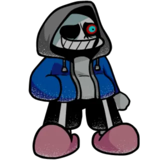 🆙 Sans video game, character, skeleton, creepy, Undertale, Sans whatsapp sticker