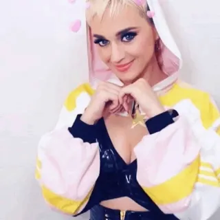 🌈 Katy Perry singer, musician, celebrity, pop star, portrait whatsapp sticker
