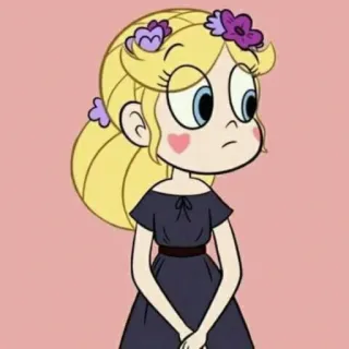 💫 Jackie Lynn Thomas Star vs. the Forces of Evil Dibujos animados, Personaje, Rubia, Anime, Chica, Lindo whatsapp sticker