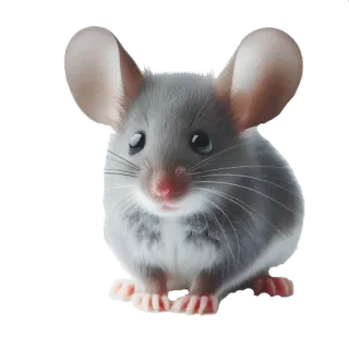 🌍 mouse, animal, cute, gray, rodent telegram sticker
