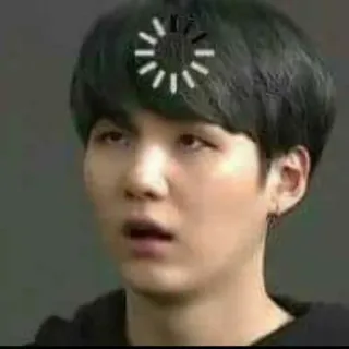 😐 confused, loading, face, thinking, person telegram sticker