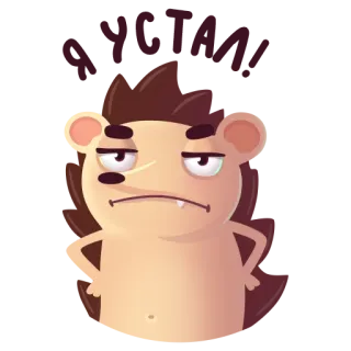 😐 dibujos animados, animal, erizo, gracioso, lindo, expresión, sarcástico, aburrido telegram sticker