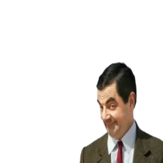 😉 Mr. Bean Mr. Bean, gracioso, comedia, meme, televisión, Rowan Atkinson telegram sticker