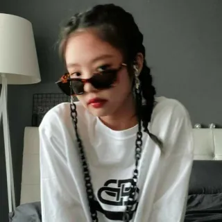🧁 Jennie Kim kpop, cantante, celebrità, moda, musica, blackpink whatsapp sticker