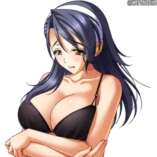 ☺️ Anime, Wanita, Bra, Seksi, Gadis telegram sticker