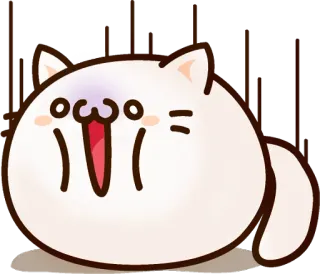 😱 kucing, binatang, imut, stiker, kawaii telegram sticker