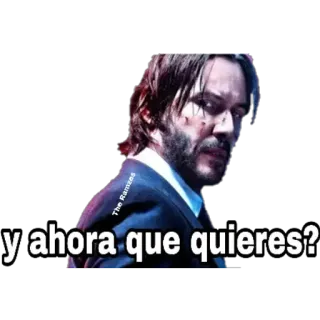 😒 John Wick y ahora que quieres? Film, Action, Keanu Reeves, John Wick telegram sticker