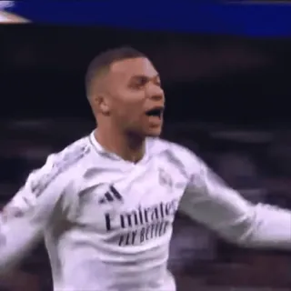 ☄️ Kylian Mbappé Real Madrid telegram sticker