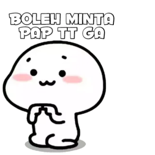 🍡 BOLEH MINTA
PAP TT GA mignon, dessin animé, requête, pap, tt telegram sticker