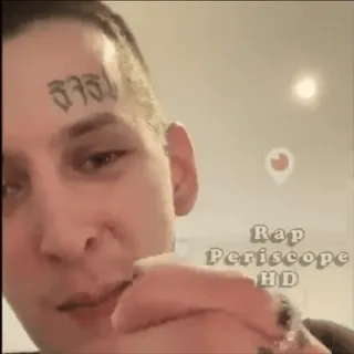 😜 Rap Periscope HD ラッパー, 音楽, Periscope, HD, 男性 telegram sticker
