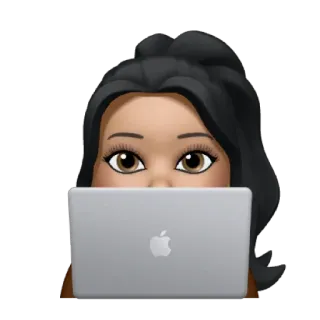 💿 Emoji, Laptop, Frau, Computer, Büro, Arbeiten whatsapp sticker