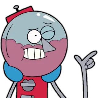 👍 Benson Regular Show Cartone animato, Distributore di gomme, Arrabbiato, Capo, Animazione telegram sticker