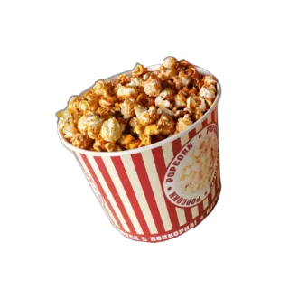 🍿 POPCORN palomitas, snack, comida, película telegram sticker
