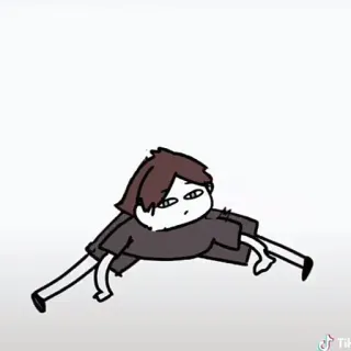 🦈 cartone animato, omino stilizzato, disegno, personaggio, animazione telegram sticker