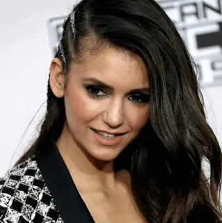 🥀 Nina Dobrev actress, celebrity, woman, portrait, hair telegram sticker