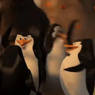 😁 Skipper Penguins of Madagascar penguin, skipper, cartoon, madagascar, animals whatsapp sticker