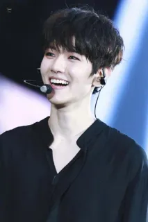 ❤️ man, smiling, kpop, singer, music, entertainment telegram sticker
