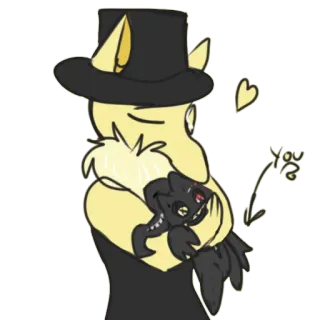 ☺️ you? 卡通, 可爱, 爱, 心 telegram sticker