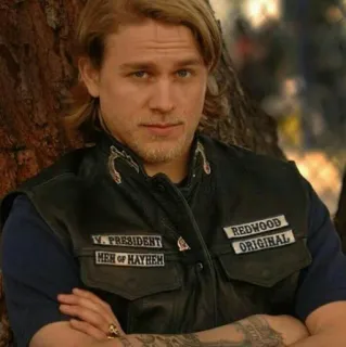 🙂 Sons of Anarchy V. PRESIDENT
MEN of MAYHEM
Redwood
ORIGINAL motorcycle club, biker gang, men of mayhem, soa telegram sticker