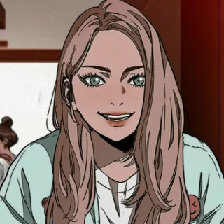 😬 Anime, Desenho animado, Ilustração, Personagem, Garota, Mulher whatsapp sticker