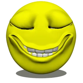 😆 表情符号, 笑脸, 脸, 快乐 telegram sticker