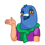 Mr. Pigeon whatsapp stickers