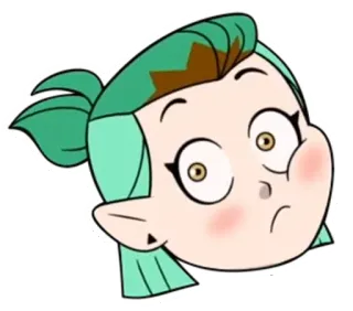 😳 Amity Blight The Owl House hoạt hình, Disney, Amity, Blight, nhân vật telegram sticker