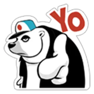 Bear with me telegram stickers