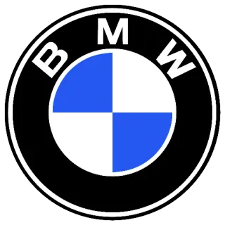 🙀 BMW samochody, motoryzacja, logo, niemiecki, marka telegram sticker