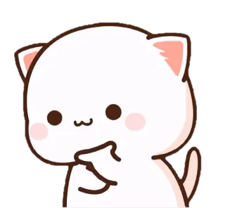 ✨ mèo, dễ thương, động vật, kawaii, quả đào telegram sticker