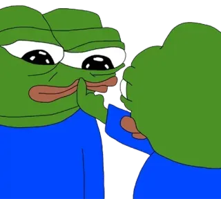 🤫 Pepe the Frog pepe, pepe la rana, meme di internet, rana, meme telegram sticker