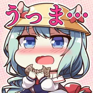 😳 うつま Anime, Manga, Kawaii, Mignon, Chibi, Fille whatsapp sticker