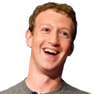 😂 Mark Zuckerberg Personne, Technologie, Homme d'affaires, PDG, Réseaux sociaux telegram sticker