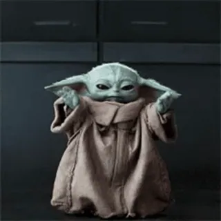 🟢 Baby Yoda The Mandalorian Baby Yoda, The Mandalorian, Star Wars, Grogu whatsapp sticker