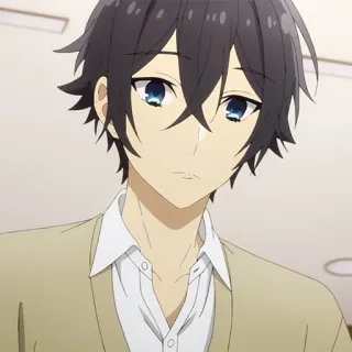 ✏️ Izumi Miyamura Horimiya anime, horimiya, manga, teen, school telegram sticker