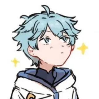 ✨ Chongyun Genshin Impact anime, genshin impact, chongyun, video game, sticker telegram sticker