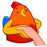 Rooster @TgEmodziBot telegram emojis 👋