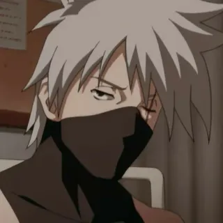 🗡️ Kakashi Hatake Naruto anime, ninja, kakashi, naruto, manga telegram sticker