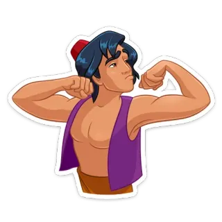 Аладдин от @stickers_vk telegram stickers