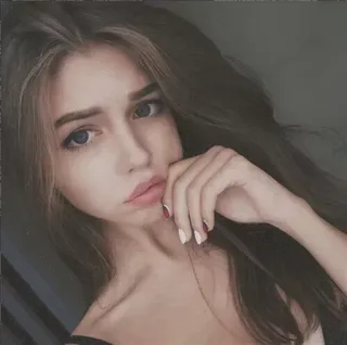 🙁 vrouw, portret, meisje, schoonheid, gezicht, jong telegram sticker