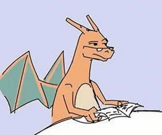 😒 Charizard Pokemon whatsapp sticker