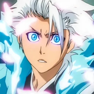 😦 Toshiro Hitsugaya Bleach anime, bleach, hitsugaya, toshiro hitsugaya, ice, shinigami telegram sticker