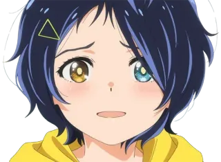 👀 Anime, Mädchen, Charakter, Traurig, Süß telegram sticker