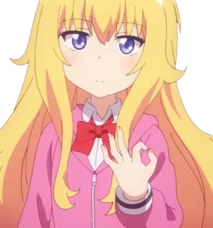 👌 Gabriel White Tenma Gabriel DropOut Anime, Garota, Desenho animado, Engraçado, Comédia, Personagem, Fofo telegram sticker