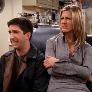 🤢 Ross Geller Friends Amis, Ross, Rachel, Série TV, Comédie, Sitcom, David Schwimmer, Jennifer Aniston telegram sticker